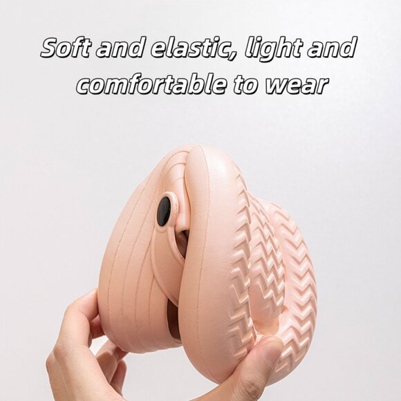 Lightweight EVA Clogs with Smile Design – Breathable Sli！！PINK - Picture 3 of 4